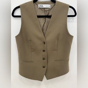 Zara buttoned vest